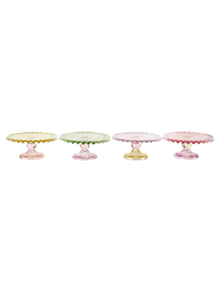 impré Cupcake-Platten-Set, 4-tlg., Multicolor