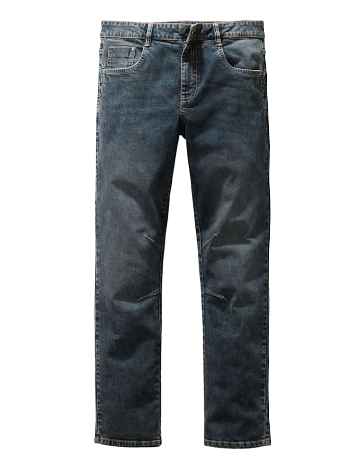 BABISTA Jeans met modieuze washed effecten, Donkerblauw