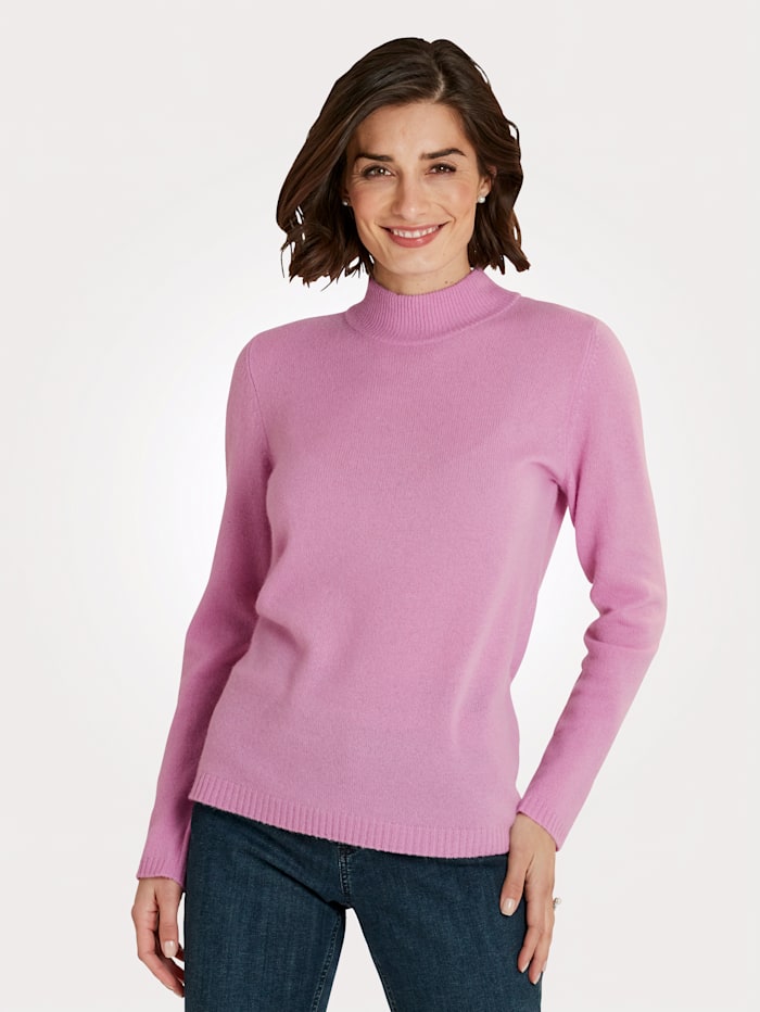 MONA Pullover aus reinem Kaschmir, Rosé