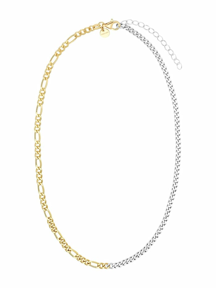 Noelani Halskette für Damen, 925 Sterling Silber, Bicolor