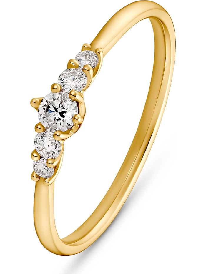 CHRIST C-Collection Damen-Damenring 1 Diamant, gelbgold
