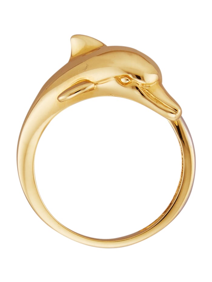 Damenring - Delfin - in Gelbgold 585
