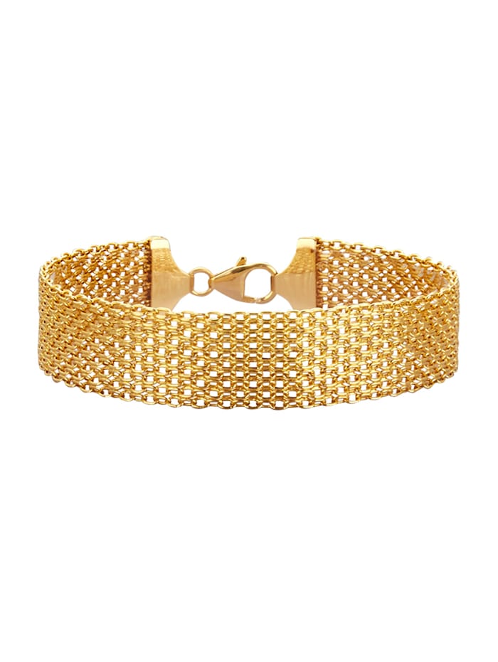 Diemer Gold Armband i bismarcklänk, Guldfärgad