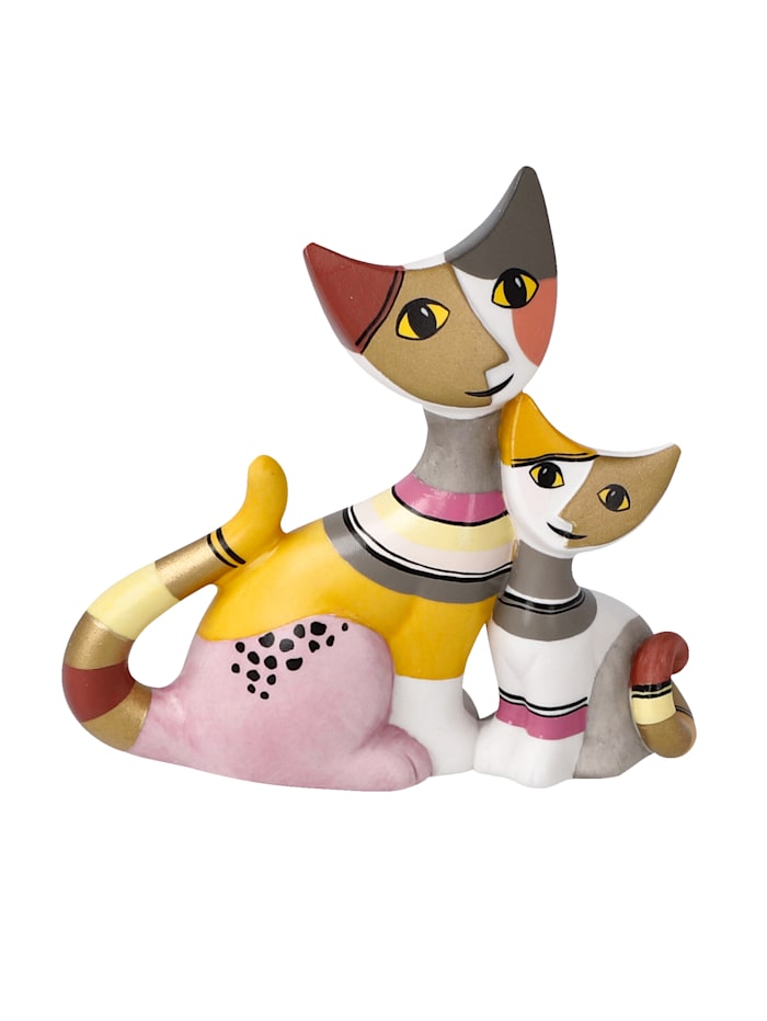 Goebel Katzenfigur Laura e Fabio, Multicolor