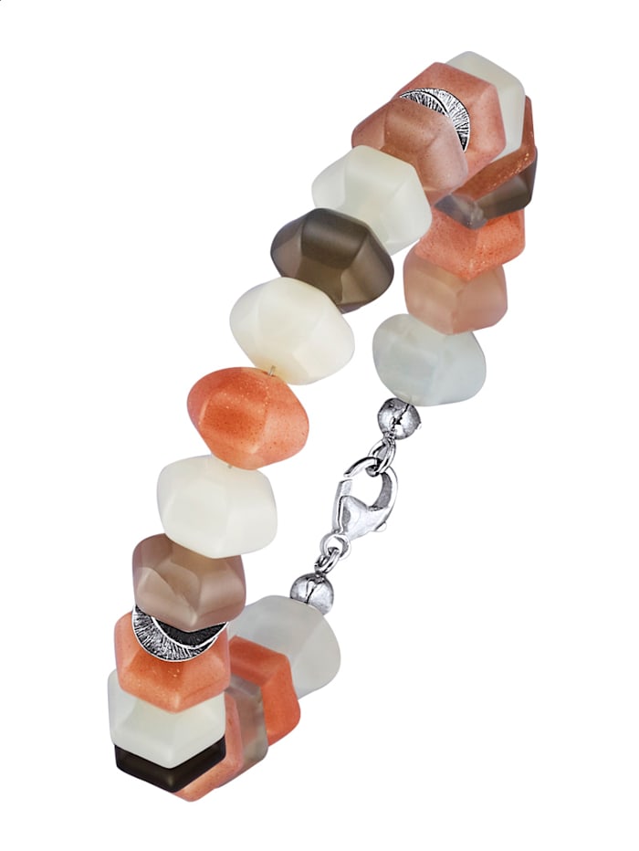 AMY VERMONT Bracelet de pierres de lune multicolores, Multicolore