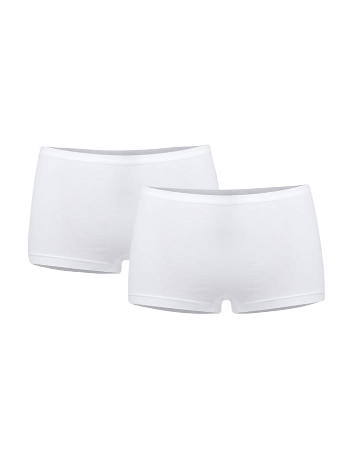 Palmers Panties im 2-er Pack aus der Serie Natural Cotton, Weiß