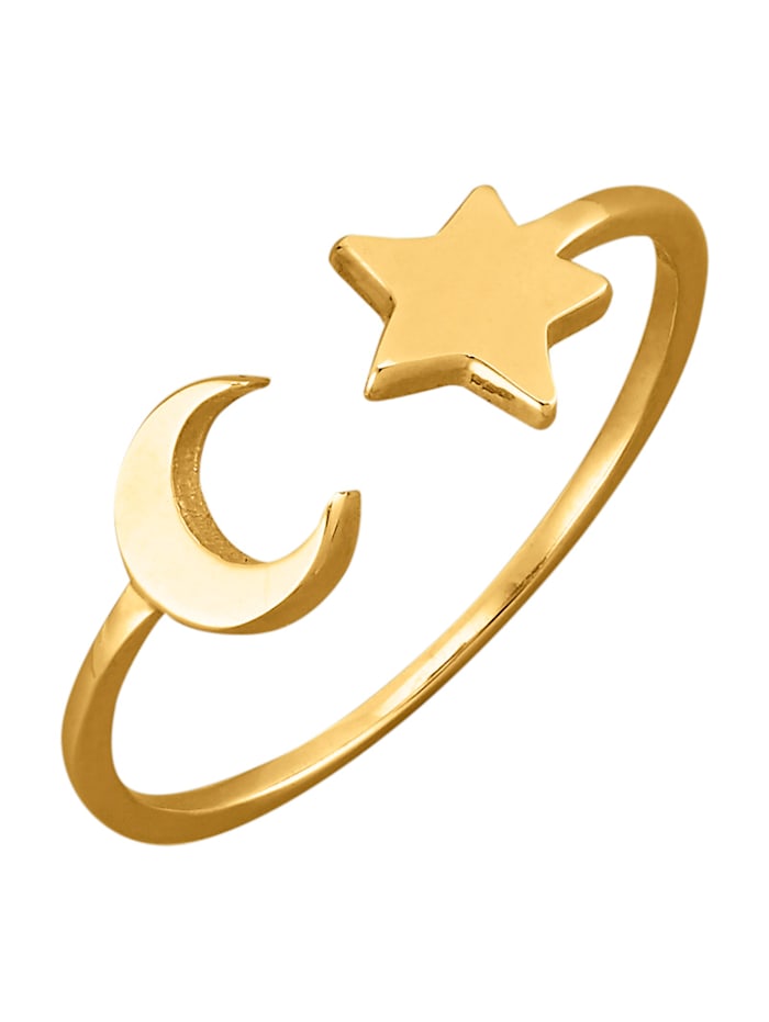 KLiNGEL Mond-Stern-Ring, Gelb
