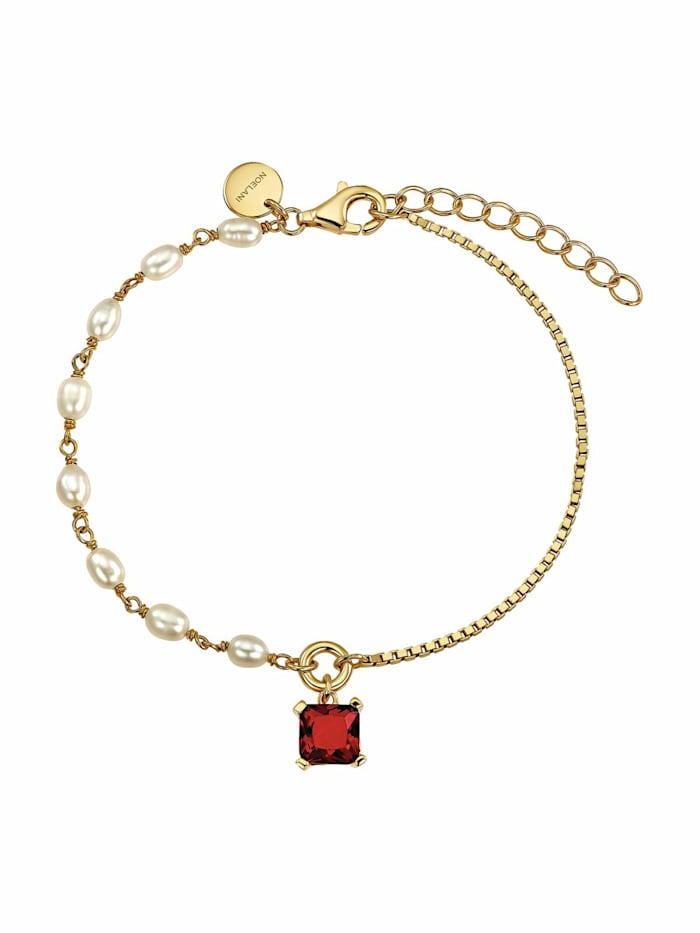 Noelani Armband Armband für Damen, 925 Silber vergoldet, Veneziakette 16+3 cm "Renaissance" mit, Gold
