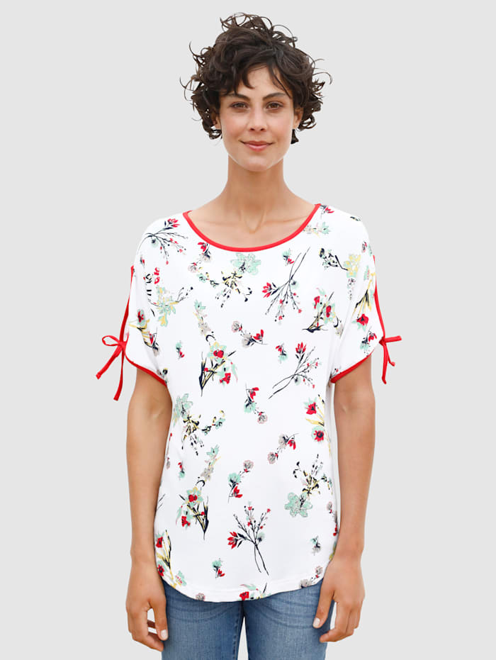Dress In Kukkapaita – hihansuissa solmittavat nauhat, Valkoinen