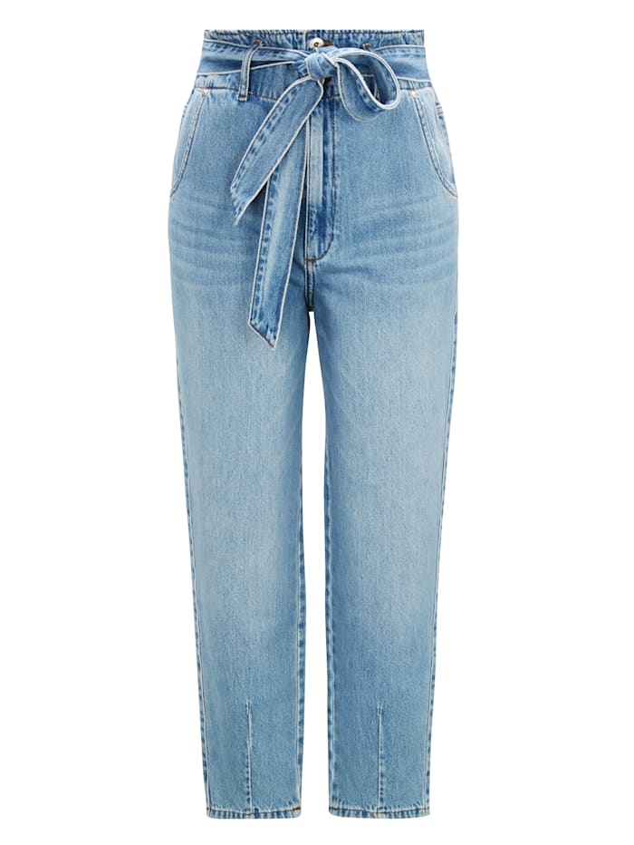 CINQUE Jeans mit Bindegürtel, Blau