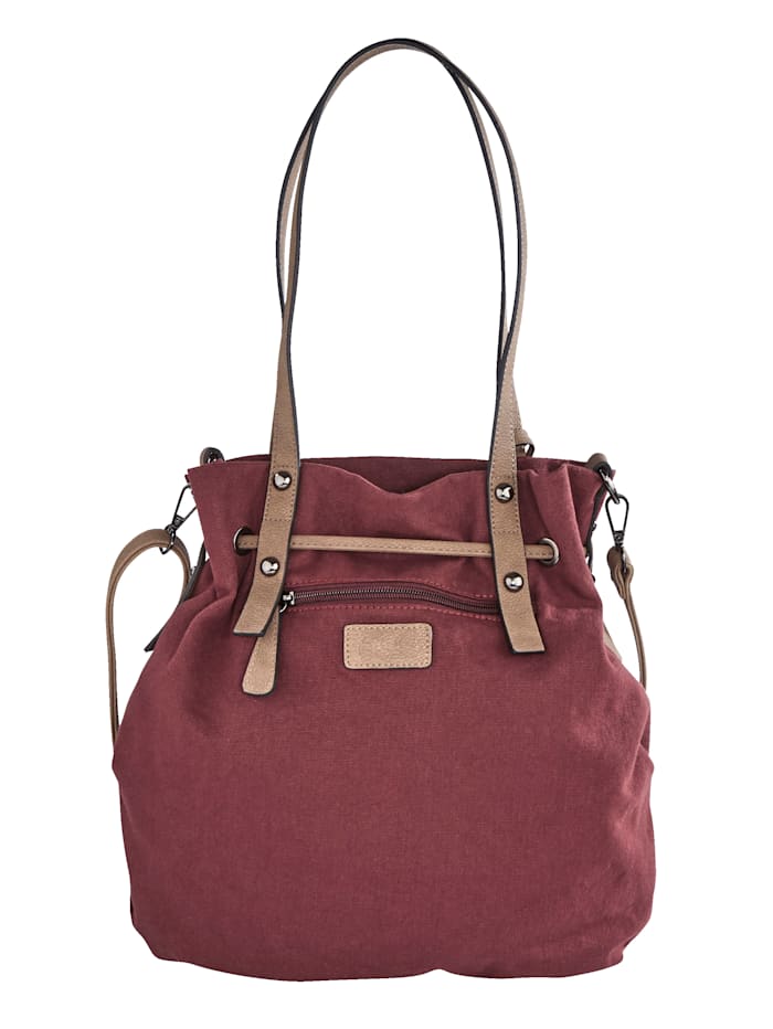 Handbag with contemporary flip sequins