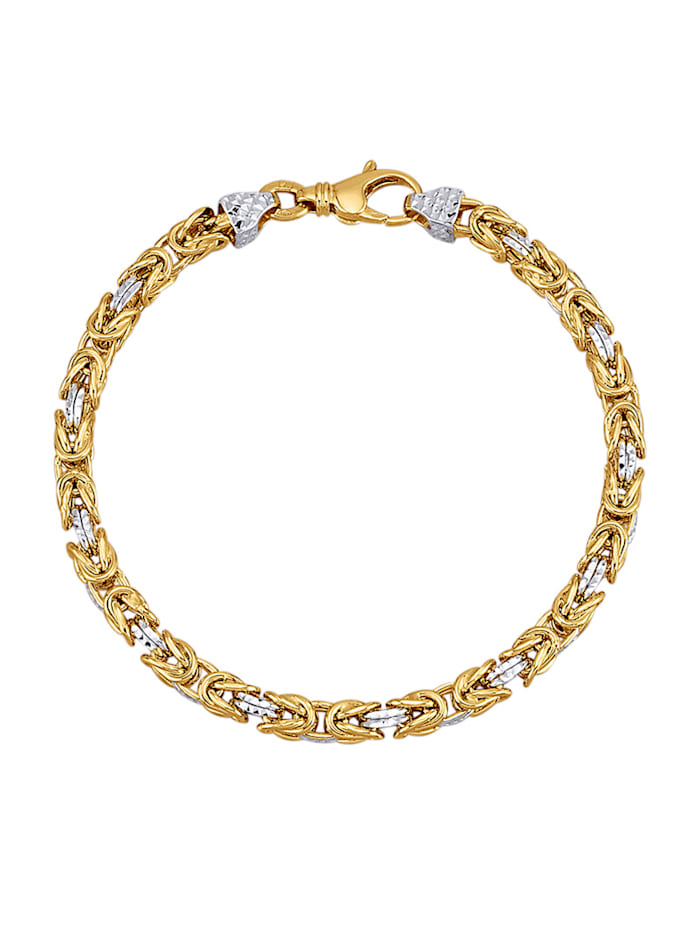 Diemer Gold Armband i kejsarlänk av guld 14 k, Guldfärgad