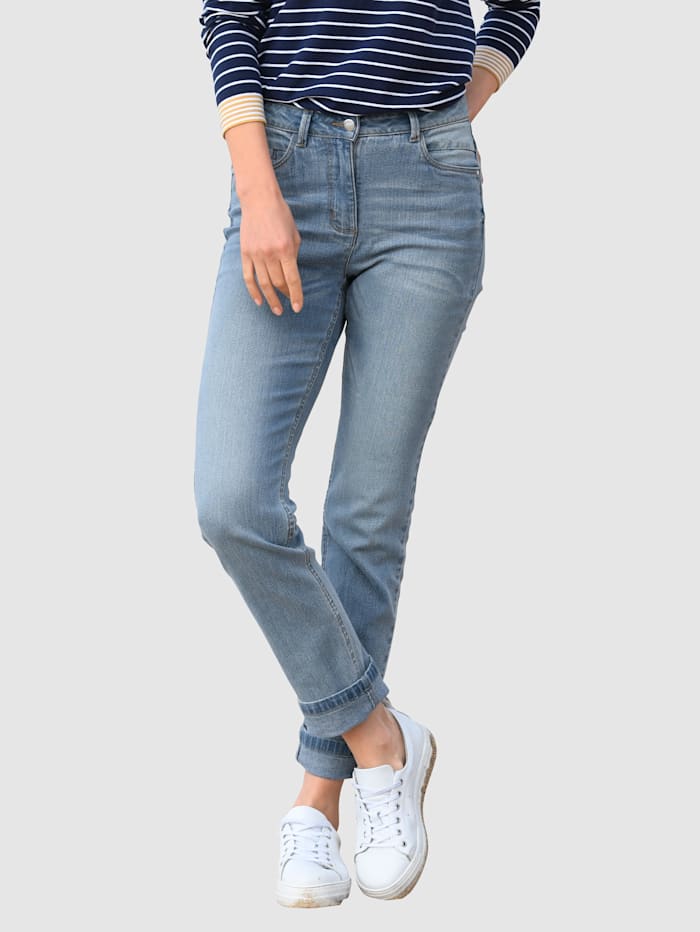 basically you Jeans in model Sabine Slim, Blue bleached