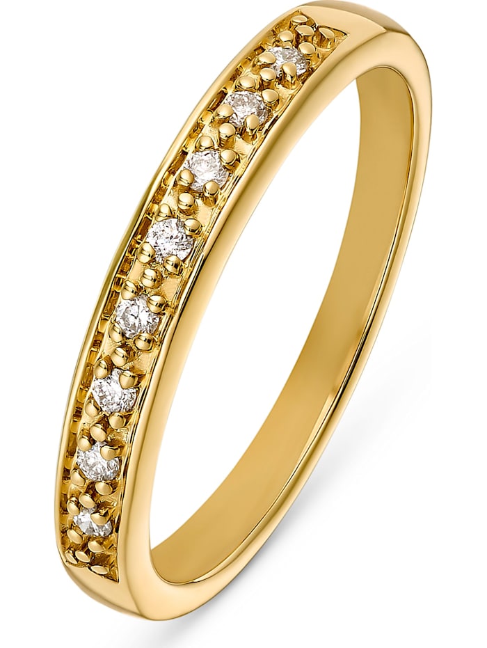 CHRIST C-Collection Damen-Damenring 8 Diamant, gelbgold