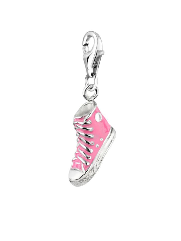 Charm Anhänger Turnschuh Sneaker Emaille 925 Silber
