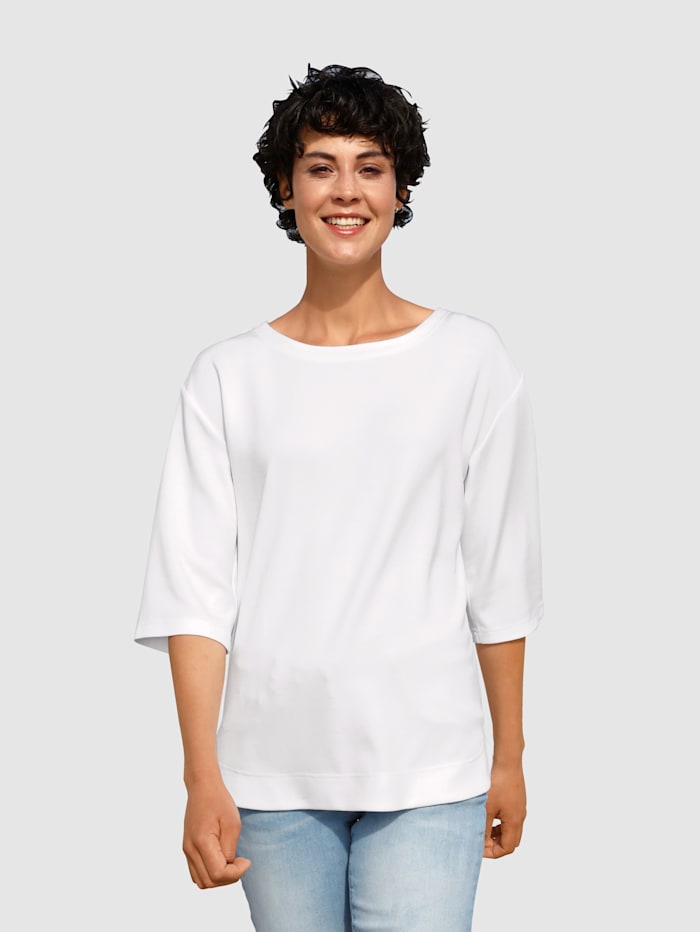 Dress In Sweatshirt in tollen Farben, Off-white