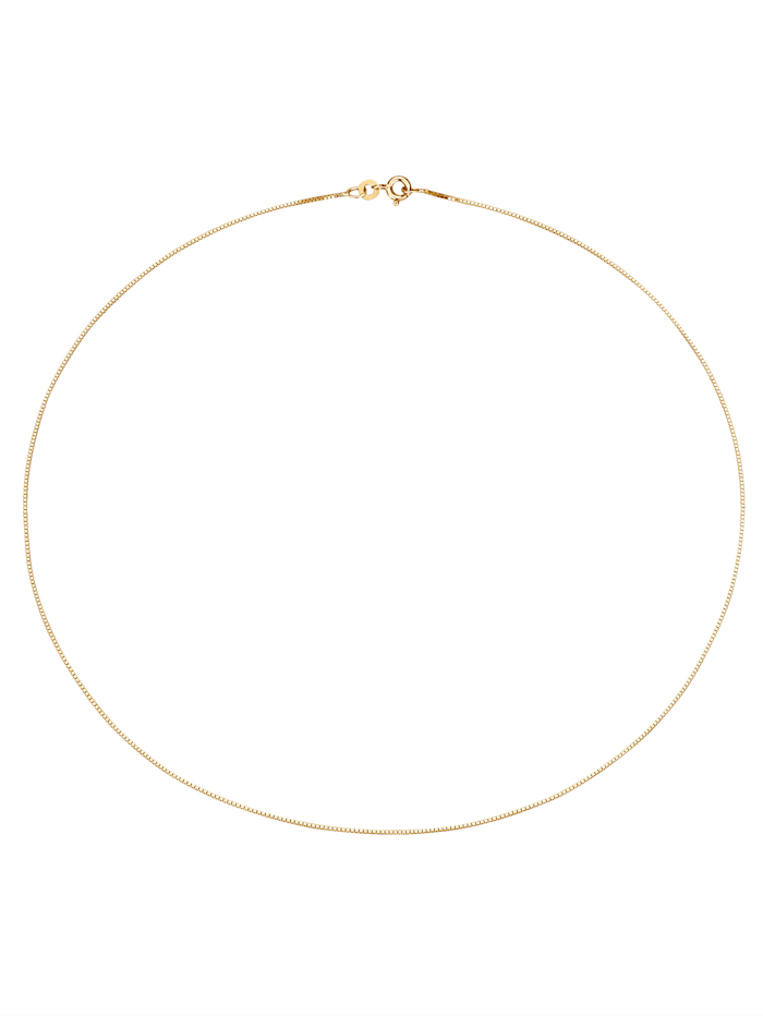 KLiNGEL Halskette in Gelbgold 333 45 cm, Gelbgold
