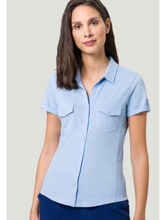 zero Shirt mit Organic Cotton, blue bell