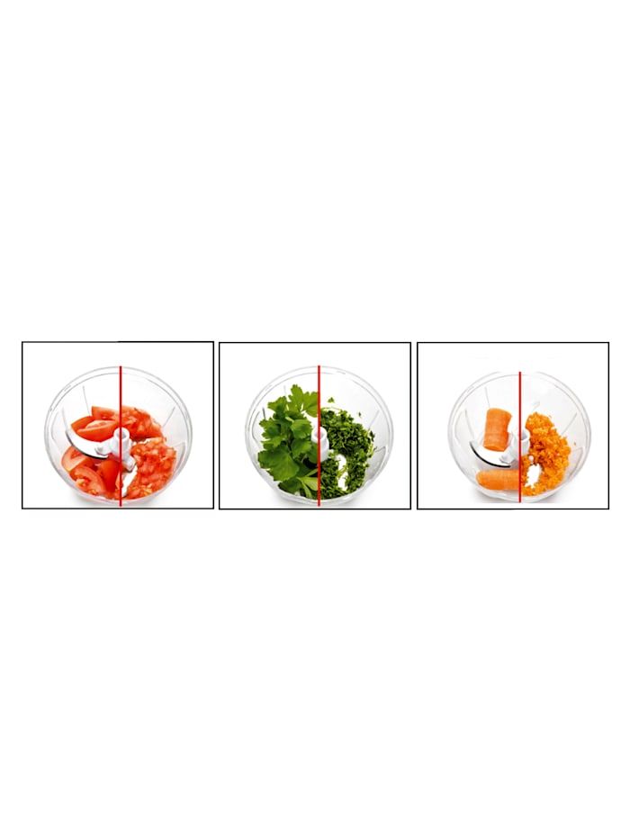 STONELINE Multi-Zerkleinerer orange, 9-teiliges Set | manuell ohne Strom |  900 + 400 ml | Zwiebelschneider Zwiebel Zerkleinerer manuell mit