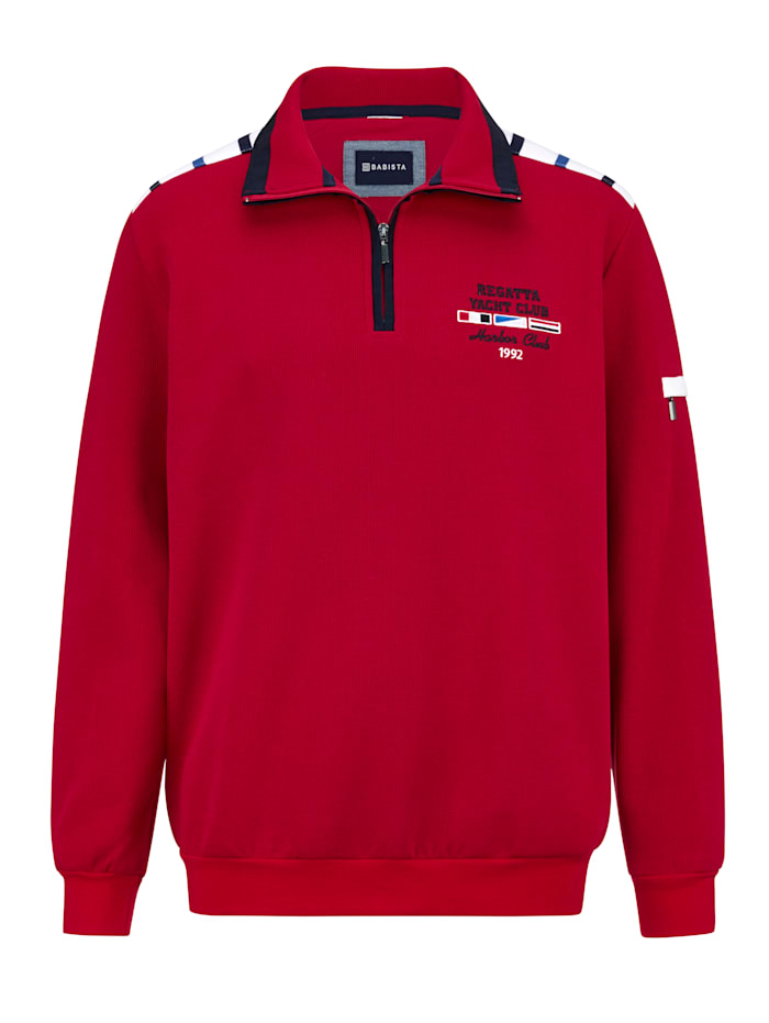 BABISTA Sweatshirt mit aufwändigen Details, Rot
