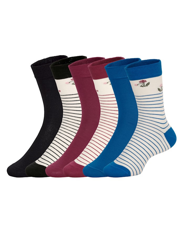 Harmony Socken im 6er-Pack, Multicolor