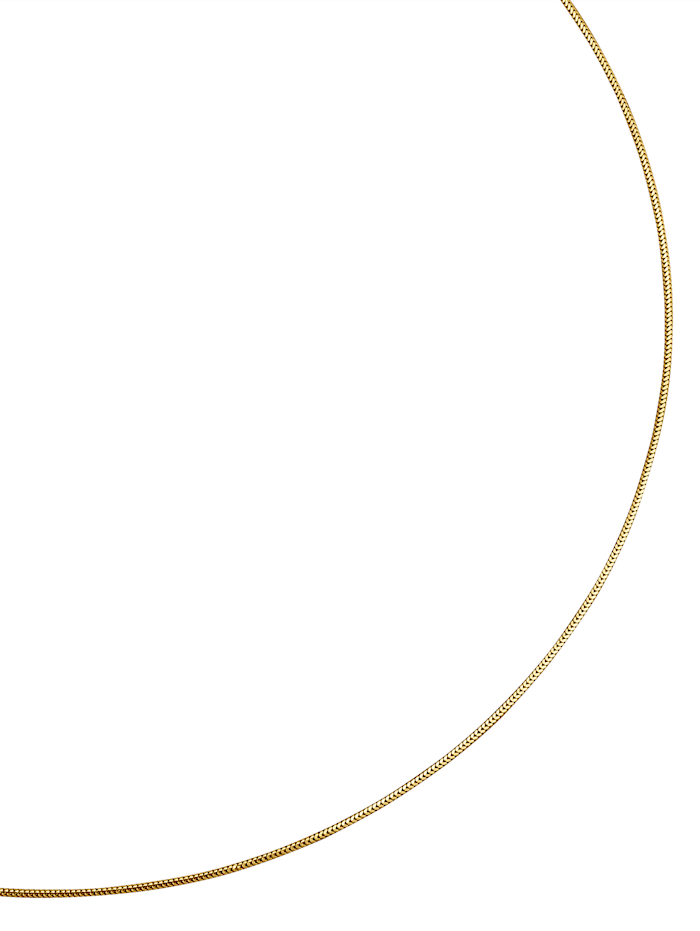 Diemer Gold Schlangenkette massiv in Gelbgold 585, Gelb