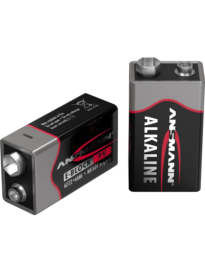 Ansmann Batterie Alkaline Red, bunt/multi