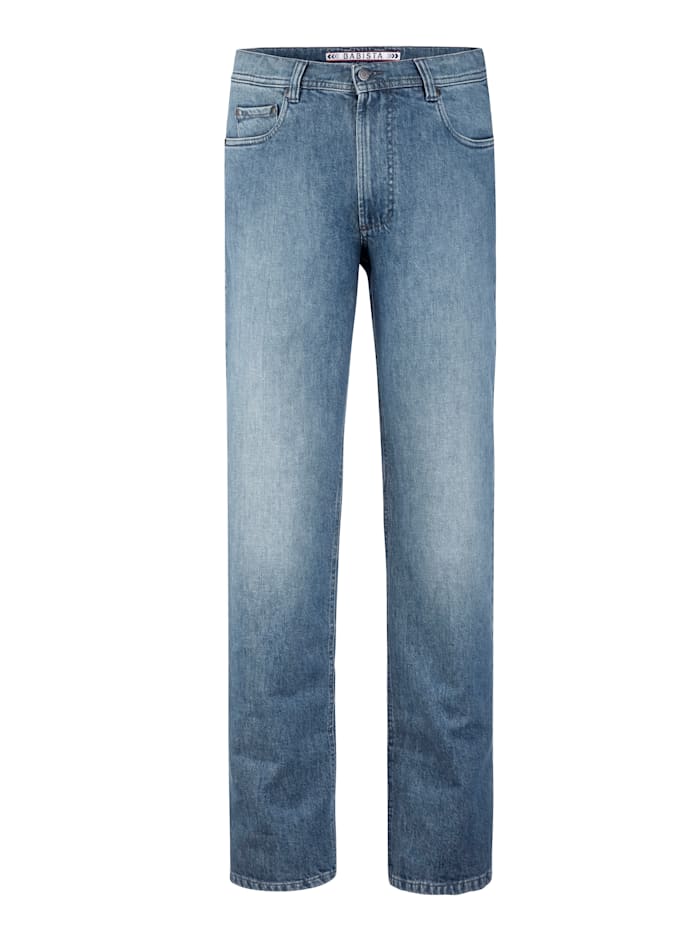 BABISTA Jeans in modernem Used-Look, Blau