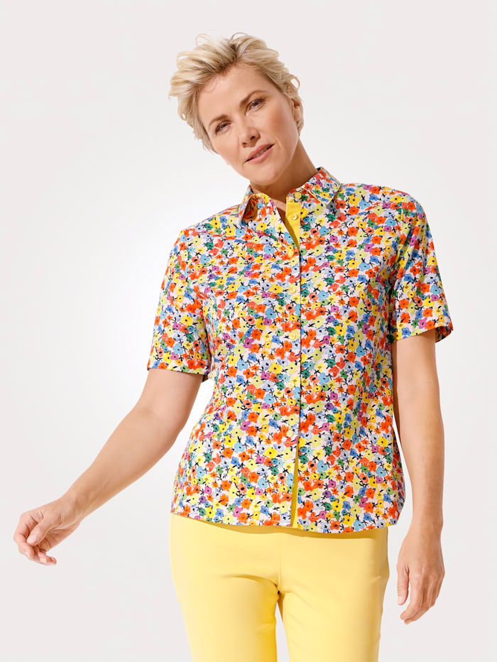 MONA Veste-chemise à imprimé floral, Multicolore