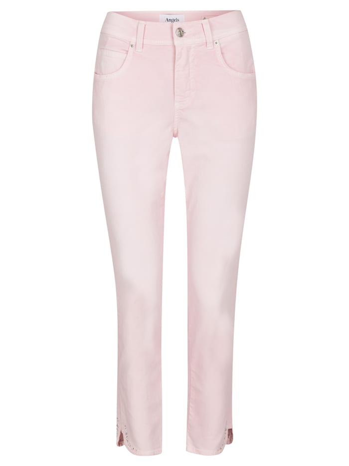 Angels Jeans 'Ornella Sparkle' mit Schmucksteinen, soft pink used