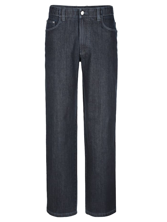 Roger Kent Jeans met 7 cm meer bandwijdte, Donkerblauw