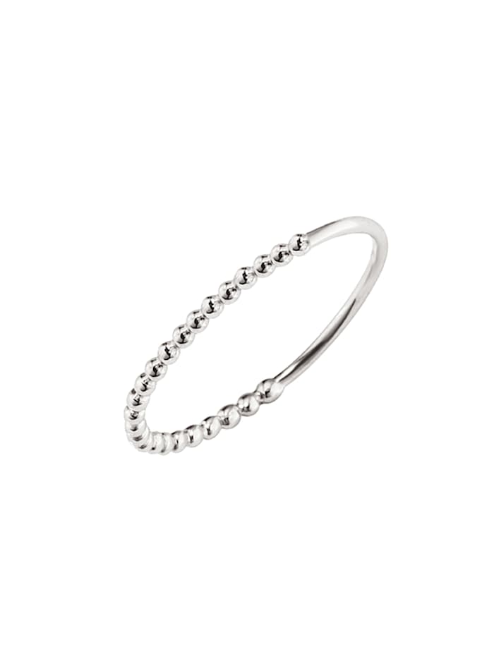 CAI Ring 925/- Sterling Silber ohne Stein glänzend, weiß