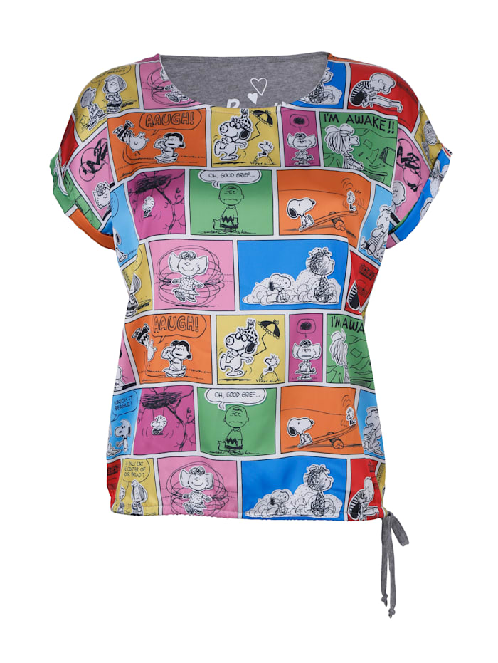 Princess GOES HOLLYWOOD Shirt mit " Peanuts"  Comicdruck vorne, Multicolor