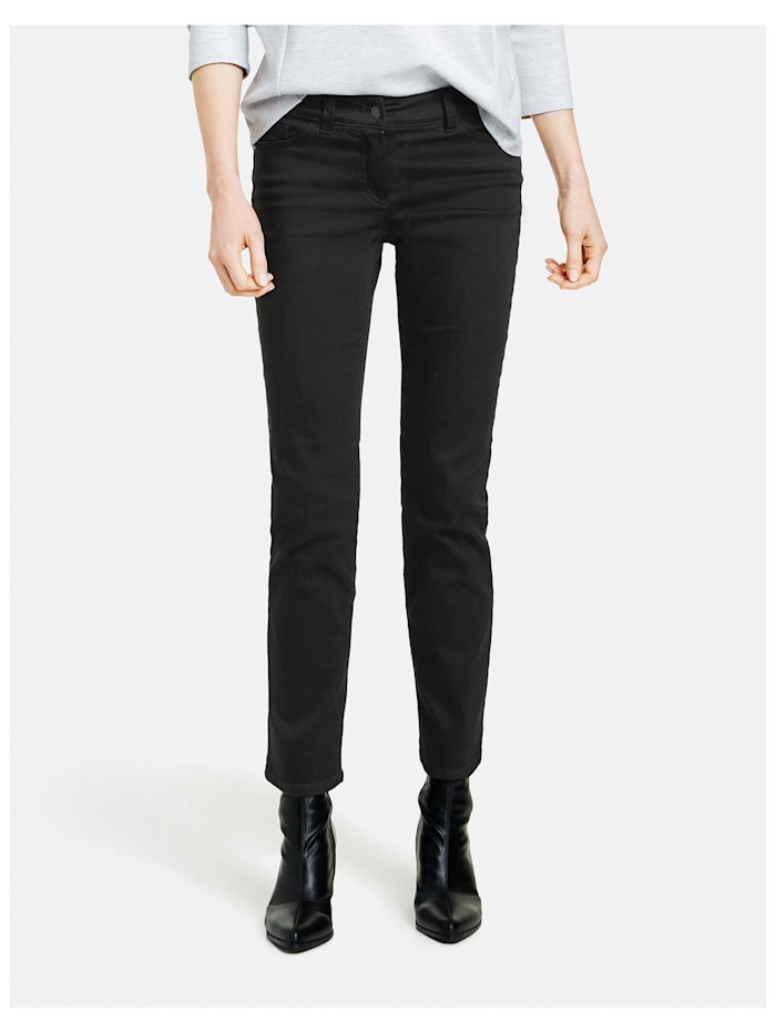 Gerry Weber 5-Pocket Jeans Best4me Langgröße, Black Black Denim
