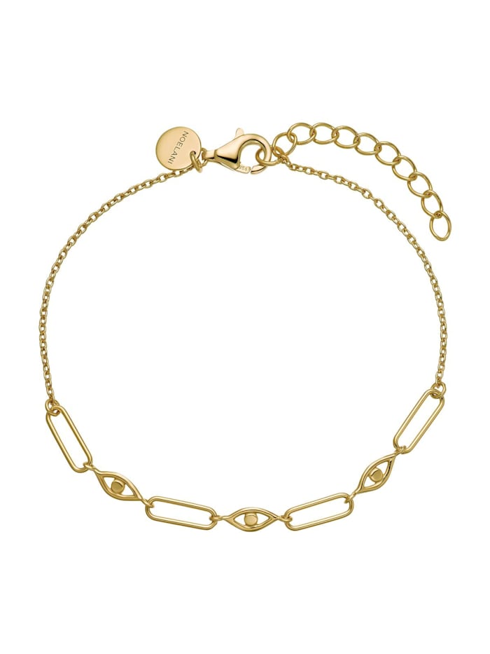 Noelani Armband für Damen, 925 Silber vergoldet | Auge, Gold