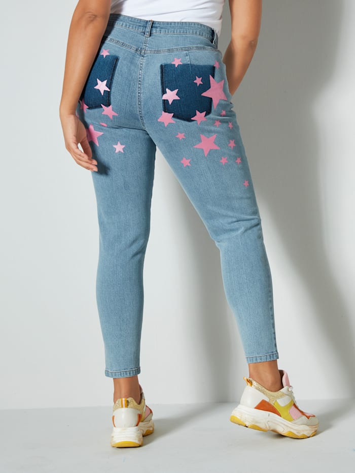 Jeans met glinsterende sterren