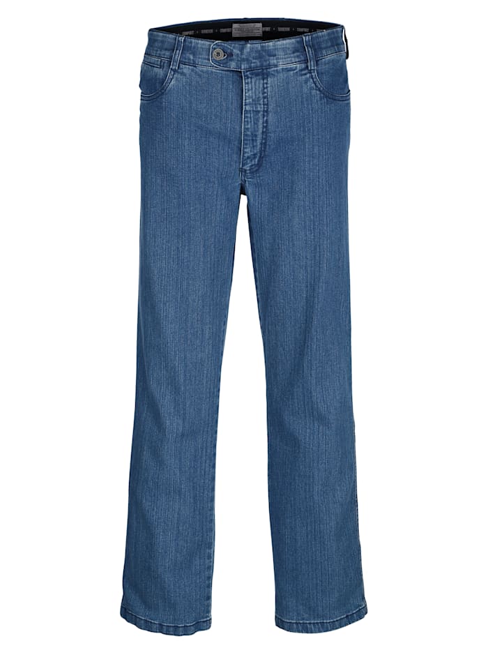 Roger Kent Swingpocket Jeans mit Comfort-Innendehnbund, Blue stone