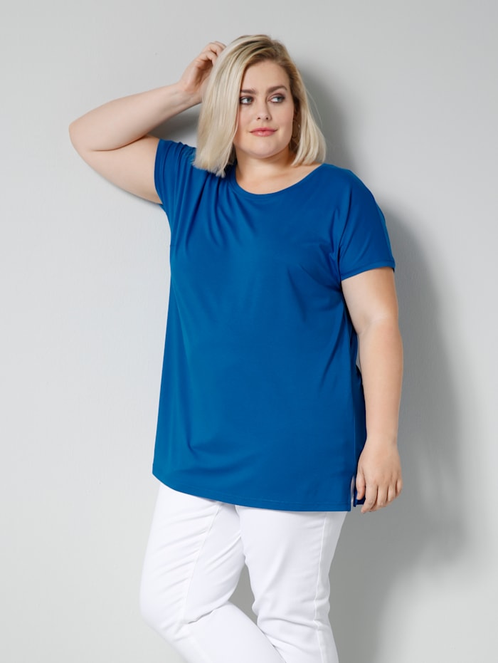 Sara Lindholm Shirt lässig geschnitten, Medium blue