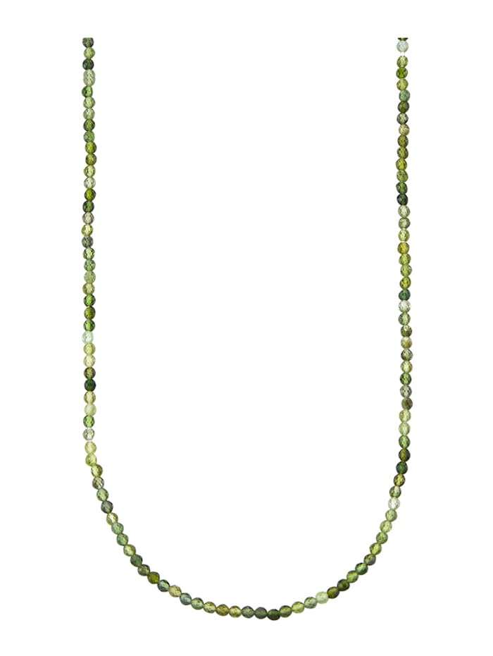 KLiNGEL Collier aus Turmalin in Silber 925, Grün