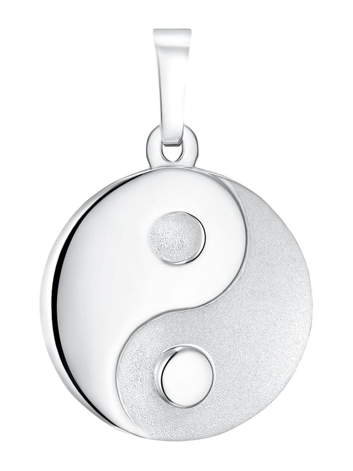 amor Motivanhänger Unisex, 925 Sterling Silber | Yin&Yang, Silber