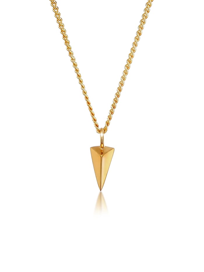 Elli Halskette Dreieck Geo Trend Minimal Design 925 Silber, Gold