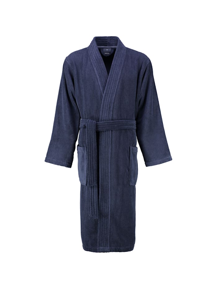 JOOP! Bademantel Herren Kimono 1647 Blau - 175, Blau - 175