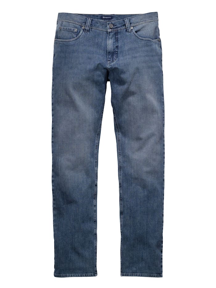 BABISTA Jeans in used look, Blauw