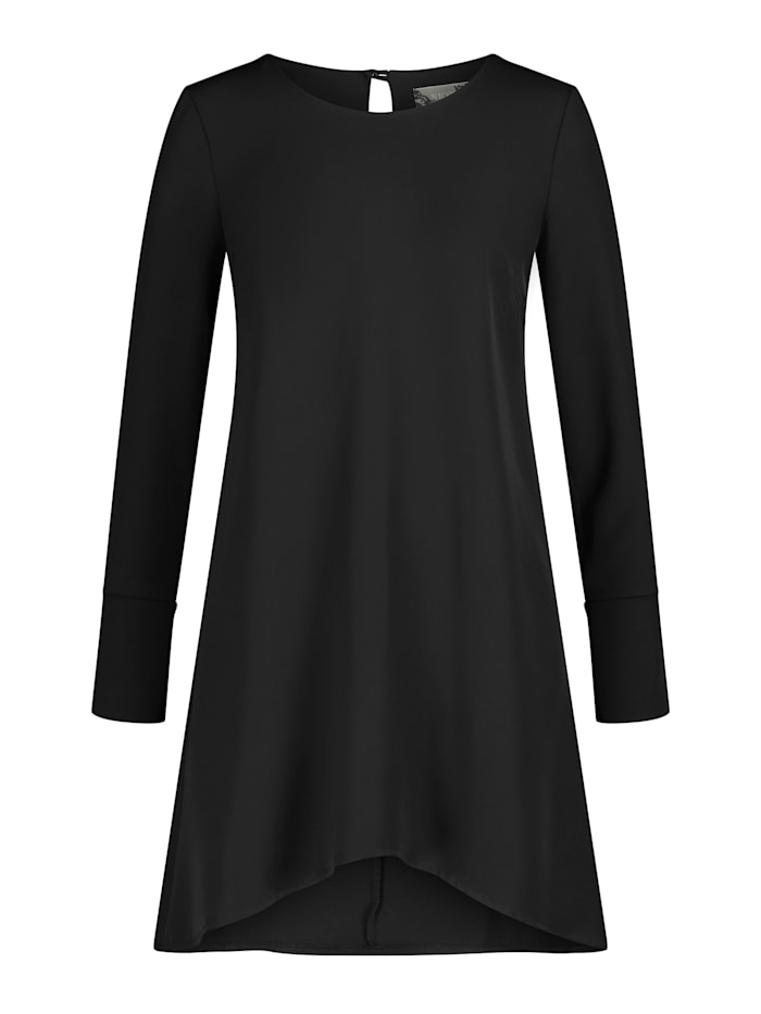 Nicowa Kleid mit geschlitzten Ärmeln – AMICA, BLACK