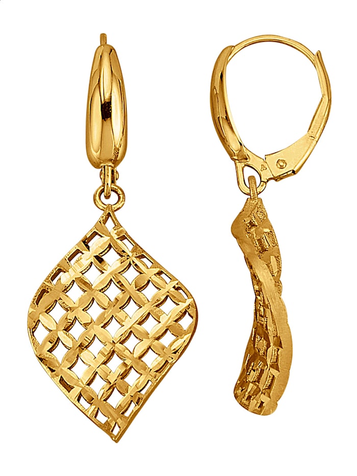 Diemer Gold Ohrringe in Gelbgold 585, Gelbgold