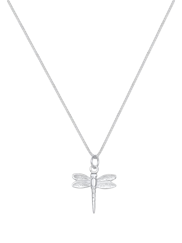 Halskette Libelle Panzerkette Tier Trend 925 Sterling Silber