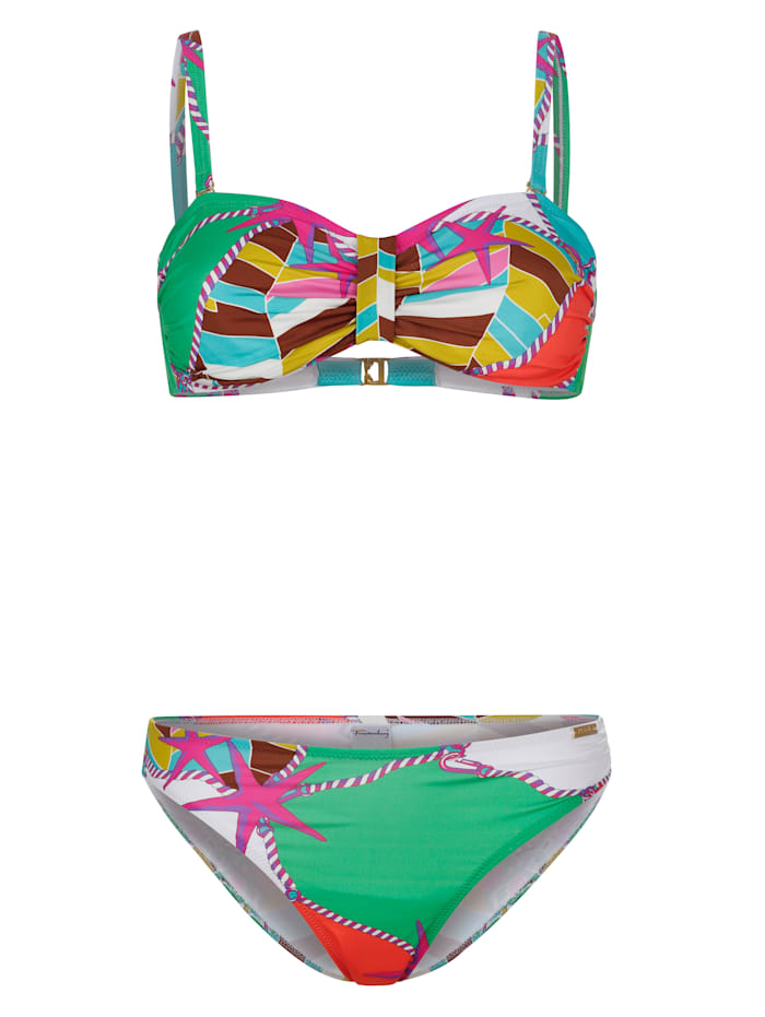 Fürstenberg Bikini mit abnehmbaren Trägern, Multicolor