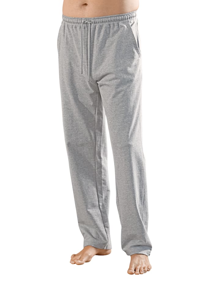 Pantalons de loisirs par lot de 2 à poches côtés pratiques, Gris/Anthracite