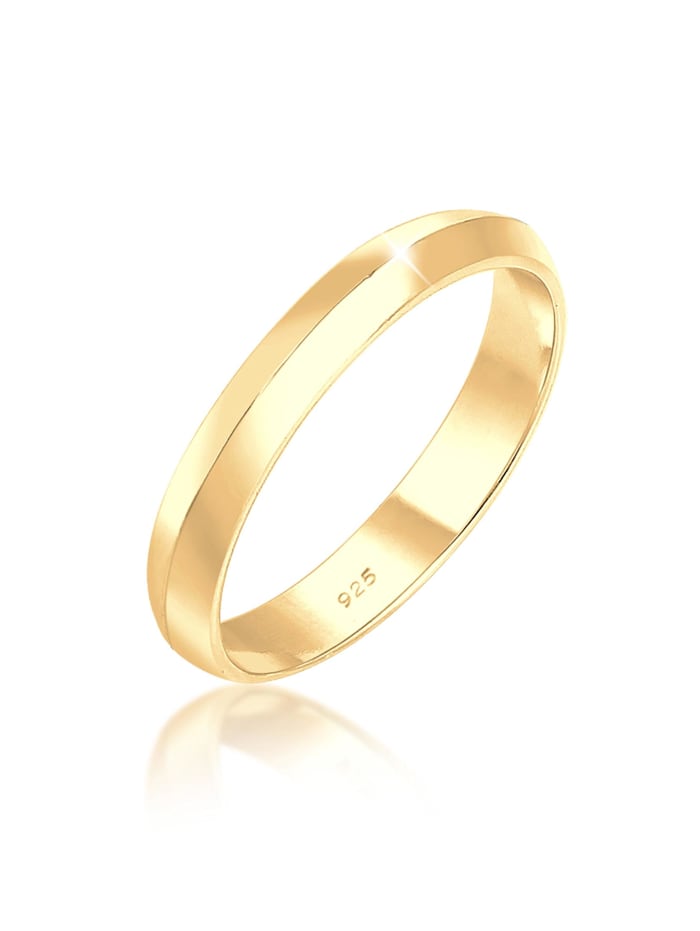 Elli Ring Paaring Basic Trend Stapelring 925 Silber, Gold