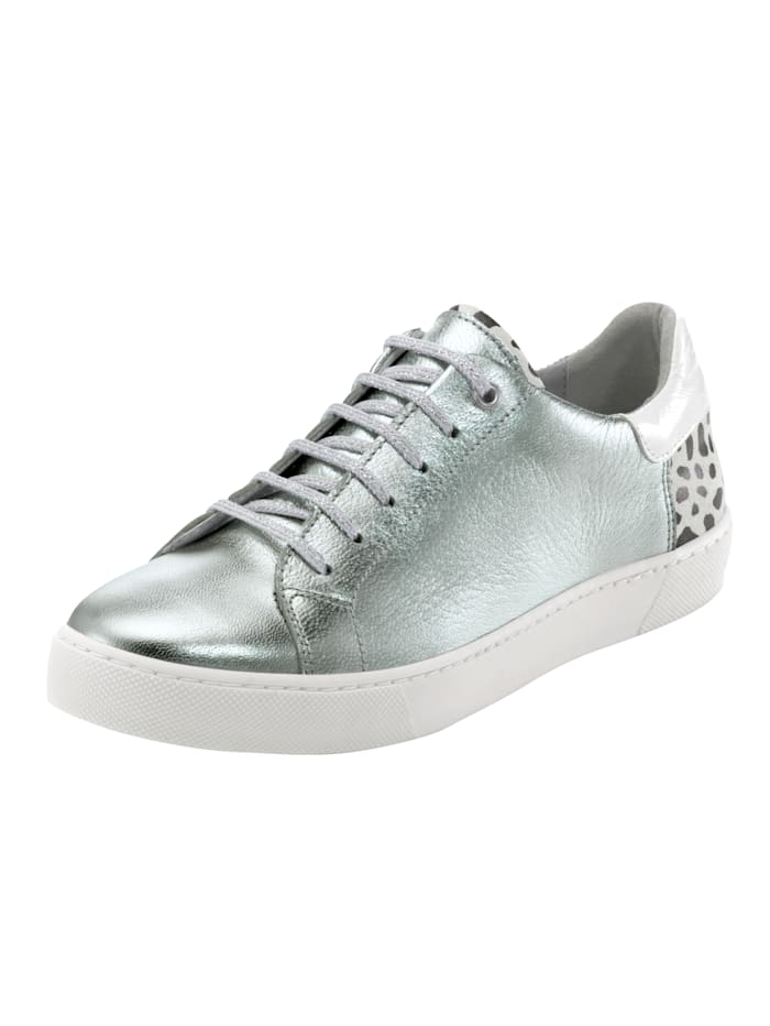 Alba Moda Cupsole Sneaker, Silberfarben/Weiß